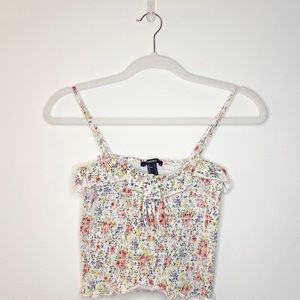 Forever 21 Floral Crop Top
